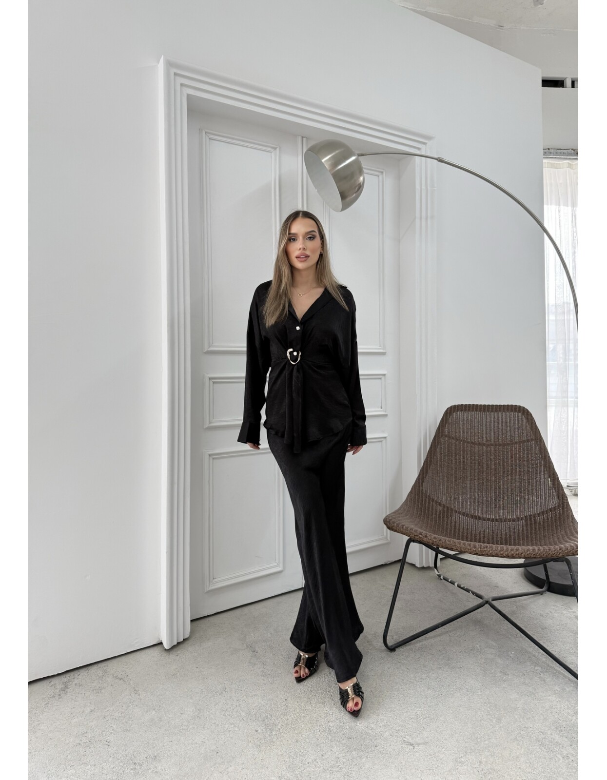 892 - Etekli Saten Takım