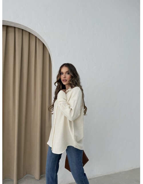 761 - Pamuklu Krinkıl Gömlek