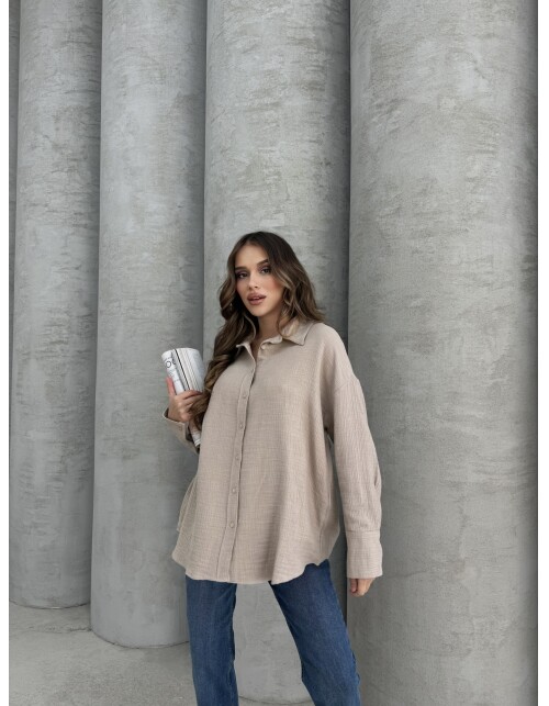 761 - Pamuklu Krinkıl Gömlek