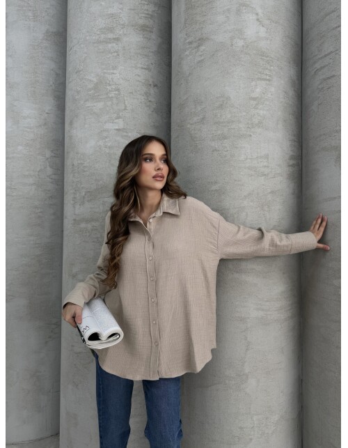 761 - Pamuklu Krinkıl Gömlek