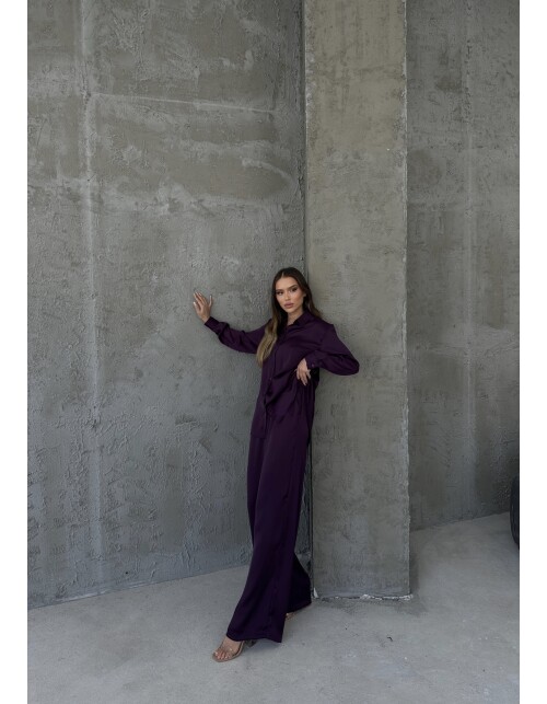 836 - Düz Saten Takım