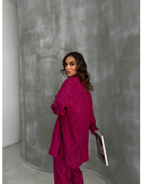 836 - Jakarlı Saten Takım