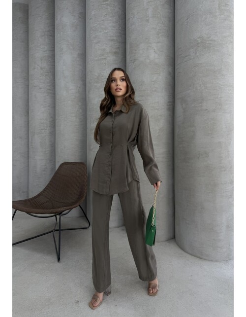 871 - Yandan Düğmeli Tensel Takım