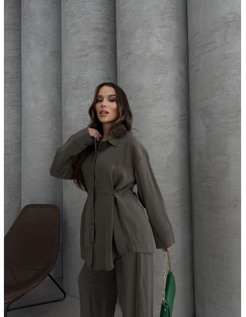 871 - Yandan Düğmeli Tensel Takım