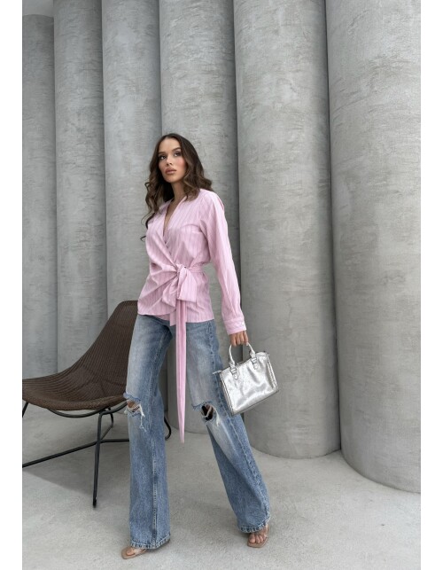 879 - Bağlamalı Poplin Gömlek