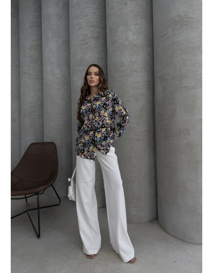 620 - Desenli Viskon Gömlek