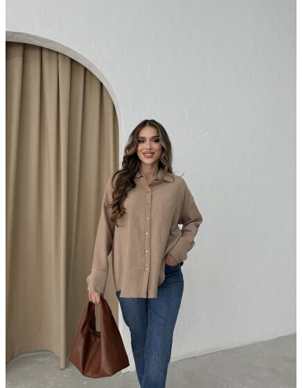 761 - Pamuklu Krinkıl Gömlek