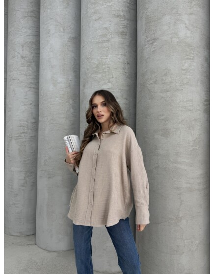 761 - Pamuklu Krinkıl Gömlek