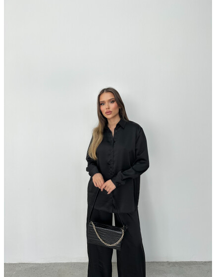 836 - Düz Saten Takım