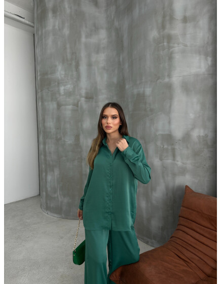 836 - Düz Saten Takım