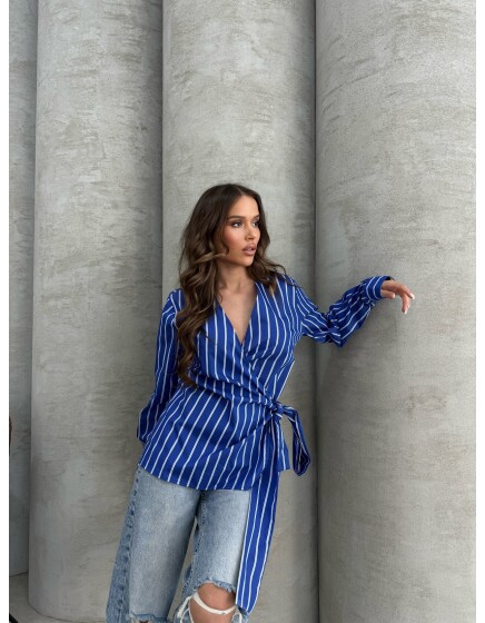 879 - Bağlamalı Poplin Gömlek