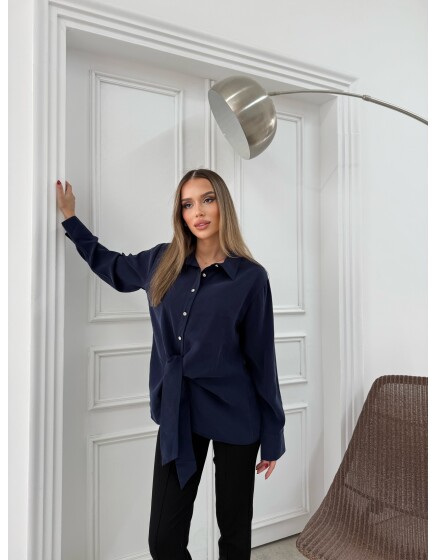 887 - Bağlamalı Tensel Gömlek